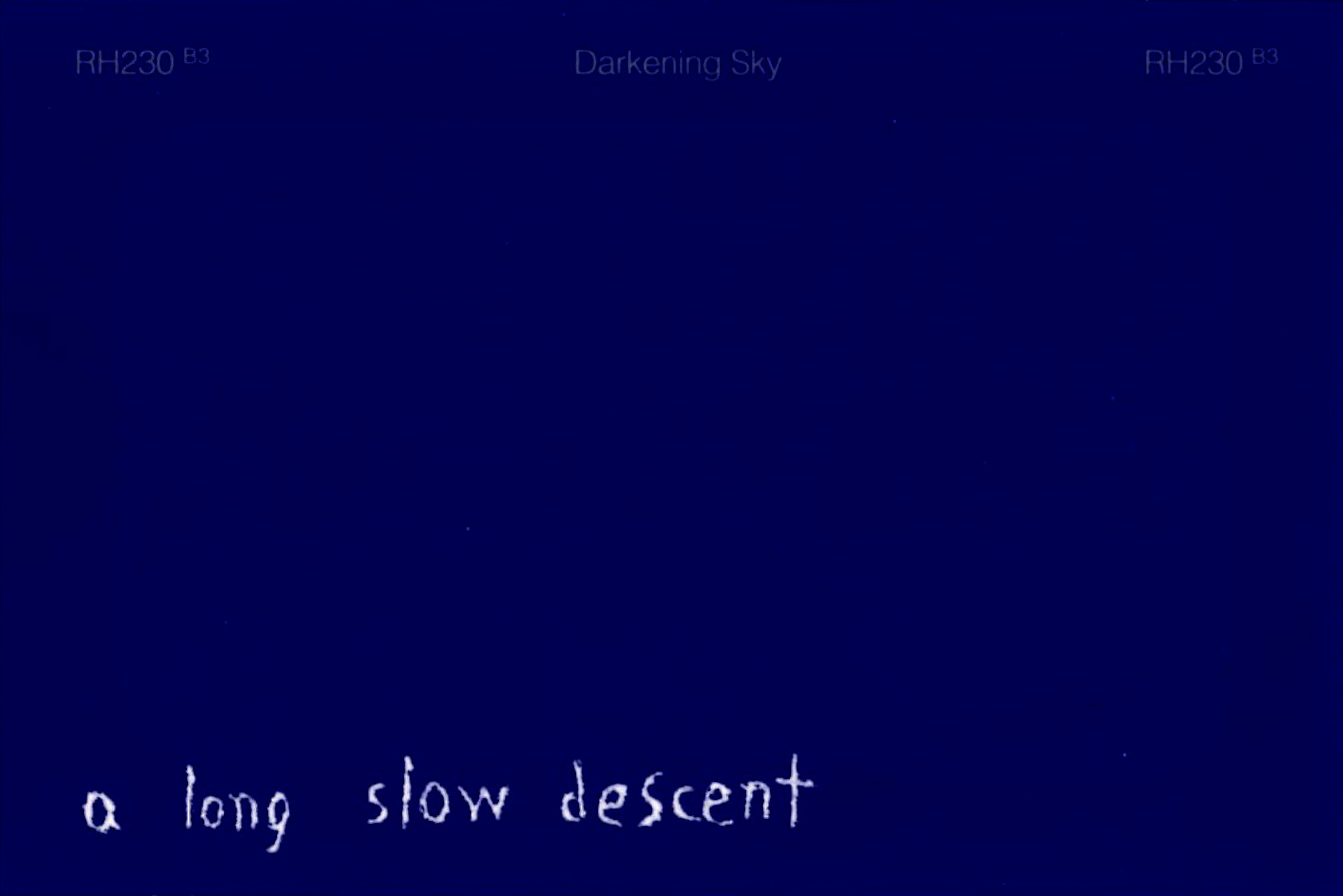 Darkening Sky by Robert Blatt